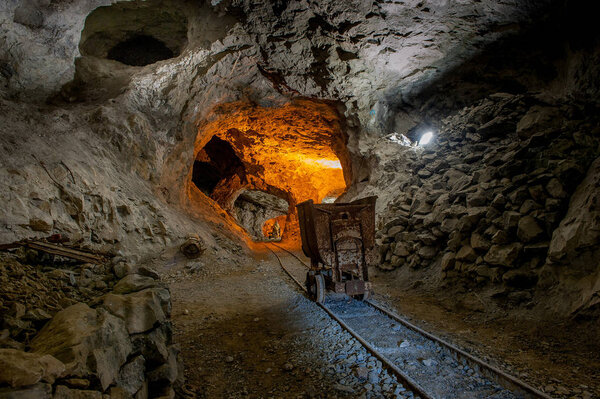 spectacular zinc mine in disuse