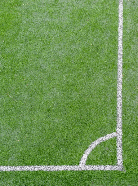 Campo Futebol Grama Sintética — Fotografia de Stock