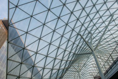 Rho Milano İtalya 2 Aralık 2018: Fiera Milano Rho giriş. Bir önemli Uluslararası Ticaret Fuarı ve Konferansı görsel iletişim ve ticaret Fiera Milano Rho olduğunu