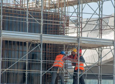 Milano Italia 14 Nisan 2016: yeni bina ilçe üç kule yönlü işlevlerine adanmış;