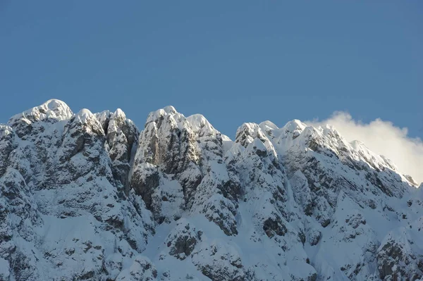 Montañas Nevadas Las Dolomitas —  Fotos de Stock