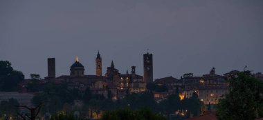 Bergamo üst şehir manzarası