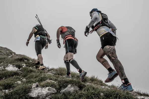 Maga 2018.Zorzone Serina İtalya 2 Eylül 2018: 50 km dağlarında aşırı rekabetçi yarış