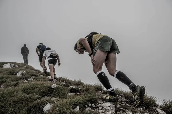 Maga 2018.Zorzone Serina İtalya 2 Eylül 2018: 50 km dağlarında aşırı rekabetçi yarış
