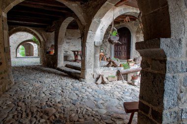 Camerata cornello İtalya Antik ortaçağ köyü
