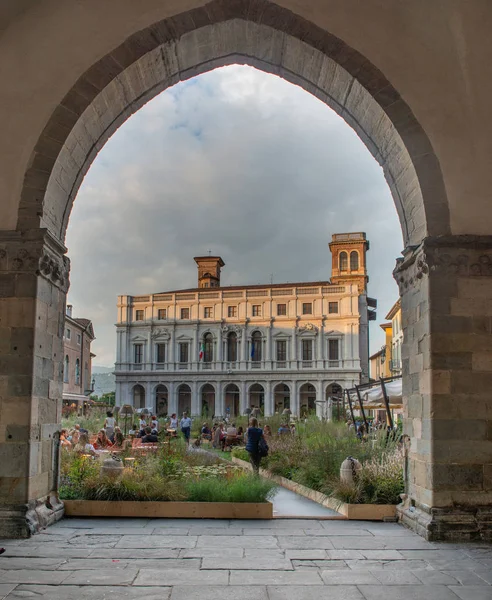 Bérgamo Italia Septiembre 2018 Casco Antiguo Bérgamo Una Ciudad Gran — Foto de Stock