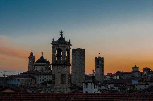 Bergamo Met Venetiaanse Muren Unesco Erfgoed — Stockfoto