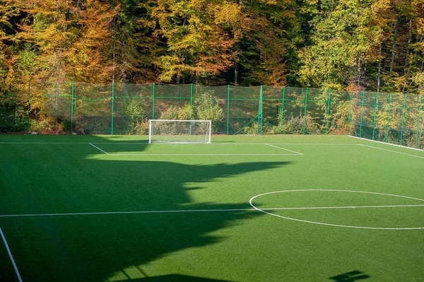 soccer field in synthetic grass