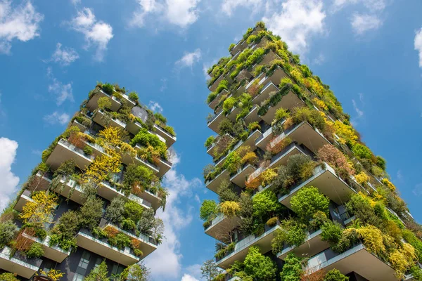 Bosco verticale di Milano — Foto Stock