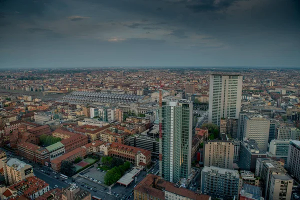 Mailand von oben gesehen — Stockfoto