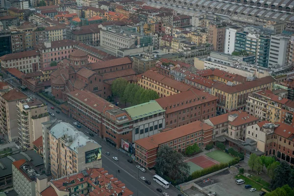 Mailand von oben gesehen — Stockfoto