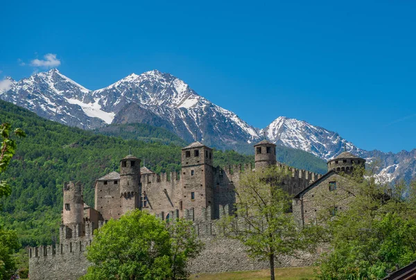 Κάστρο Valle d 'Aosta Fénis — Φωτογραφία Αρχείου