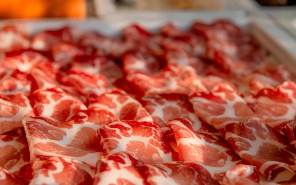 Kahvaltı için büfe masası