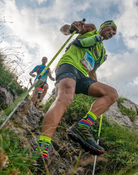 Gara di montagna estrema — Foto Stock