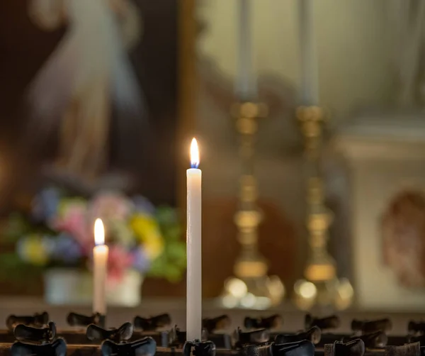 Votive candle — Stock Photo, Image