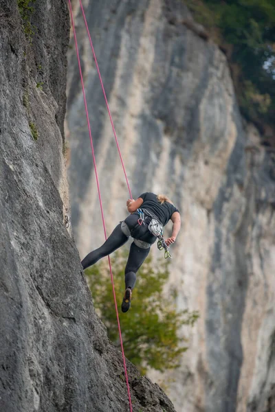 Rock climber — Stock Photo, Image