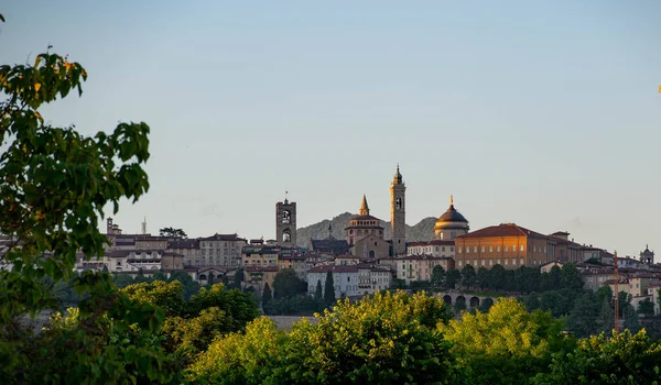 Parte Antica Della Città Bergamo — Foto Stock