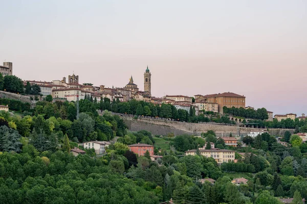 Starobylá Část Města Bergamo — Stock fotografie