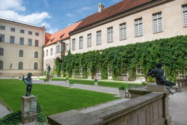 Münih Almanya 29 Temmuz 2020: La Neuveste Gotik Kalesi 