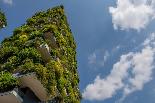 Milano Italia Eptembre20120 Case Con Giardino Sul Terreno — Foto Stock