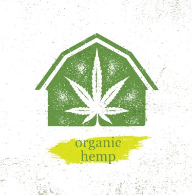 Organik kenevir Ham Protein ek sağlık vektör tasarım öğesi. Tıp Esrar yağ beslenme ve sağlıklı yaşam yaratıcı kaba illüstrasyon Craft Kağıt arka plan üzerinde.
