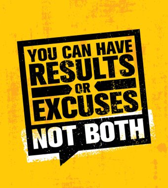 Egzersiz ve Fitness motivasyon teklif. Yaratıcı vektör tipografi Grunge Poster kavramı