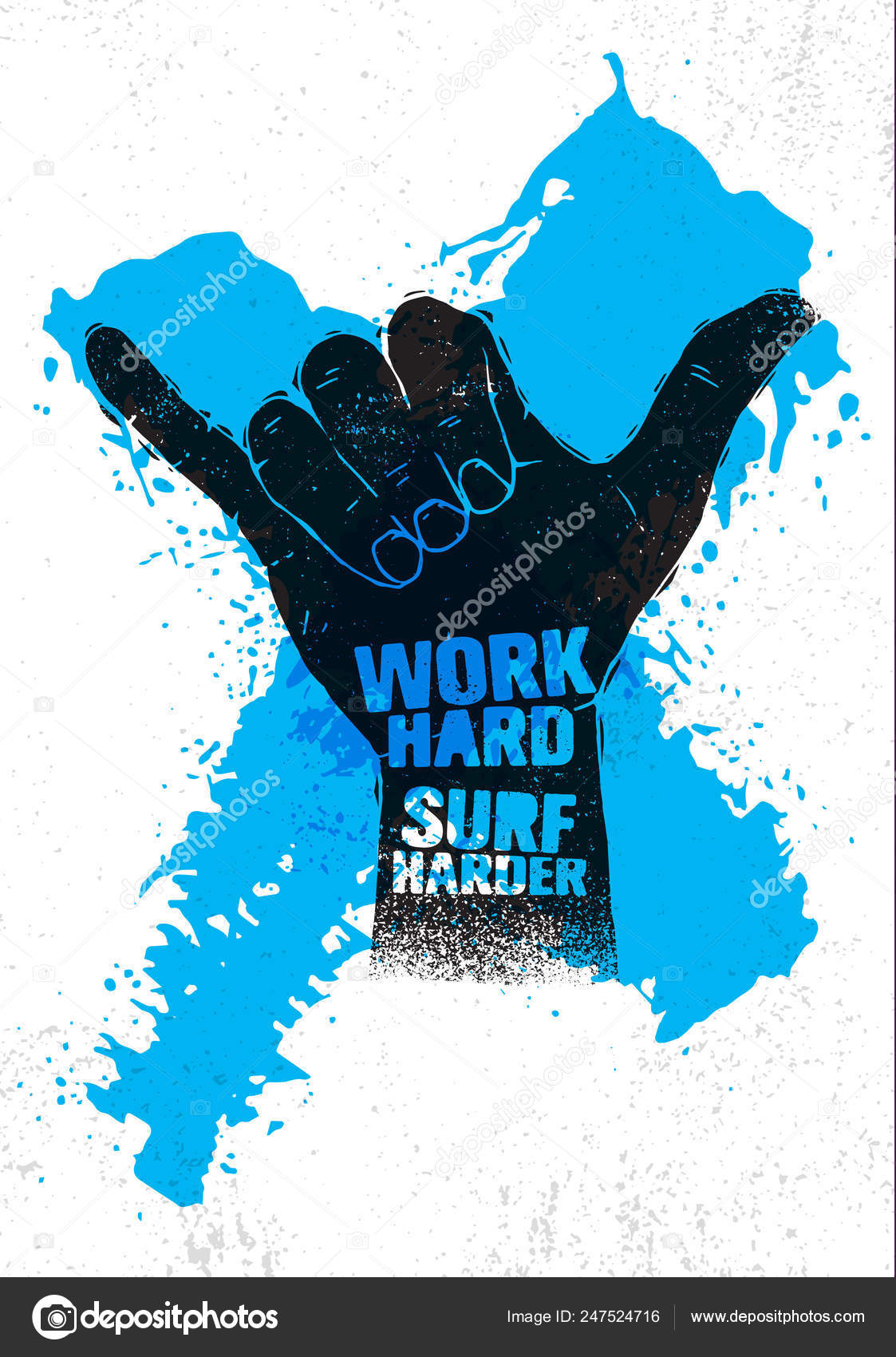 Surf Hard Summer Banner Stock Vector C Wow Subtropica Surf Hard Summer Banner Stock Vector C Wow Subtropica