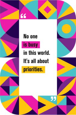 Hayat için ilham verici bir alıntı, basitçe vektör çizimi