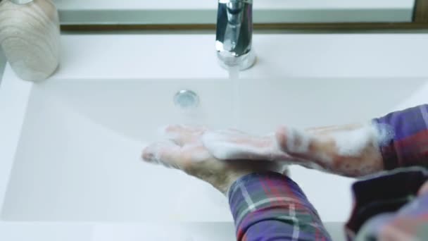 Umyć Ręce Brudu Pielęgnacji Ciała Czyste Ręce Umyć Ręce Dogłębnie — Wideo stockowe