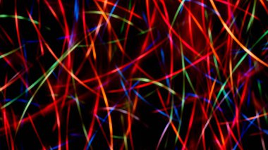 Soyut elektrotlar, renkli çizgilerden oluşan güzel bir arka plan, elektrik kablolarından duvar kağıdı..