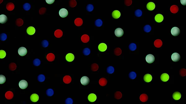 Abstração Luzes Ano Novo Cintilação Bonita Lâmpadas Grinalda Luzes Férias — Fotografia de Stock