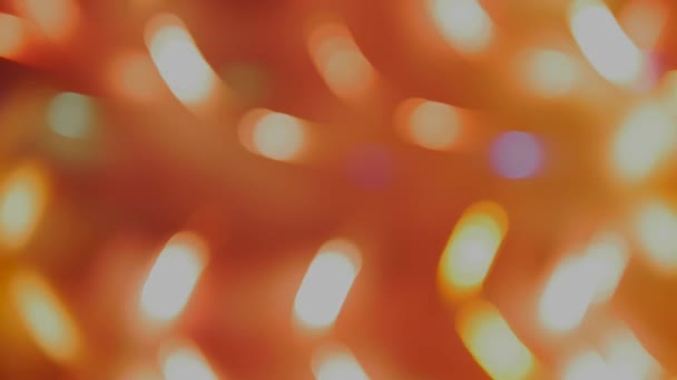 Новогодний Свет Абстрактный Фон Мерцание Праздничных Лампочек Видеозаставка Новый Год — стоковое видео