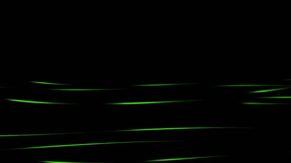 Abstract Background Green Horizontal Lines Black Background Place Text — Stock Photo, Image