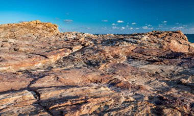 Garip kaya kayaların dokusu.