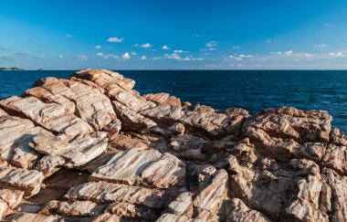 Garip kaya kayaların dokusu.