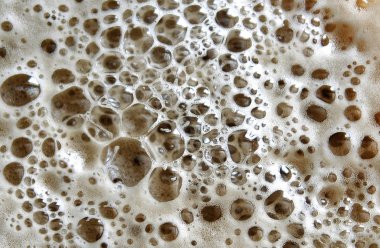 Arka plan, bira köpüğü.