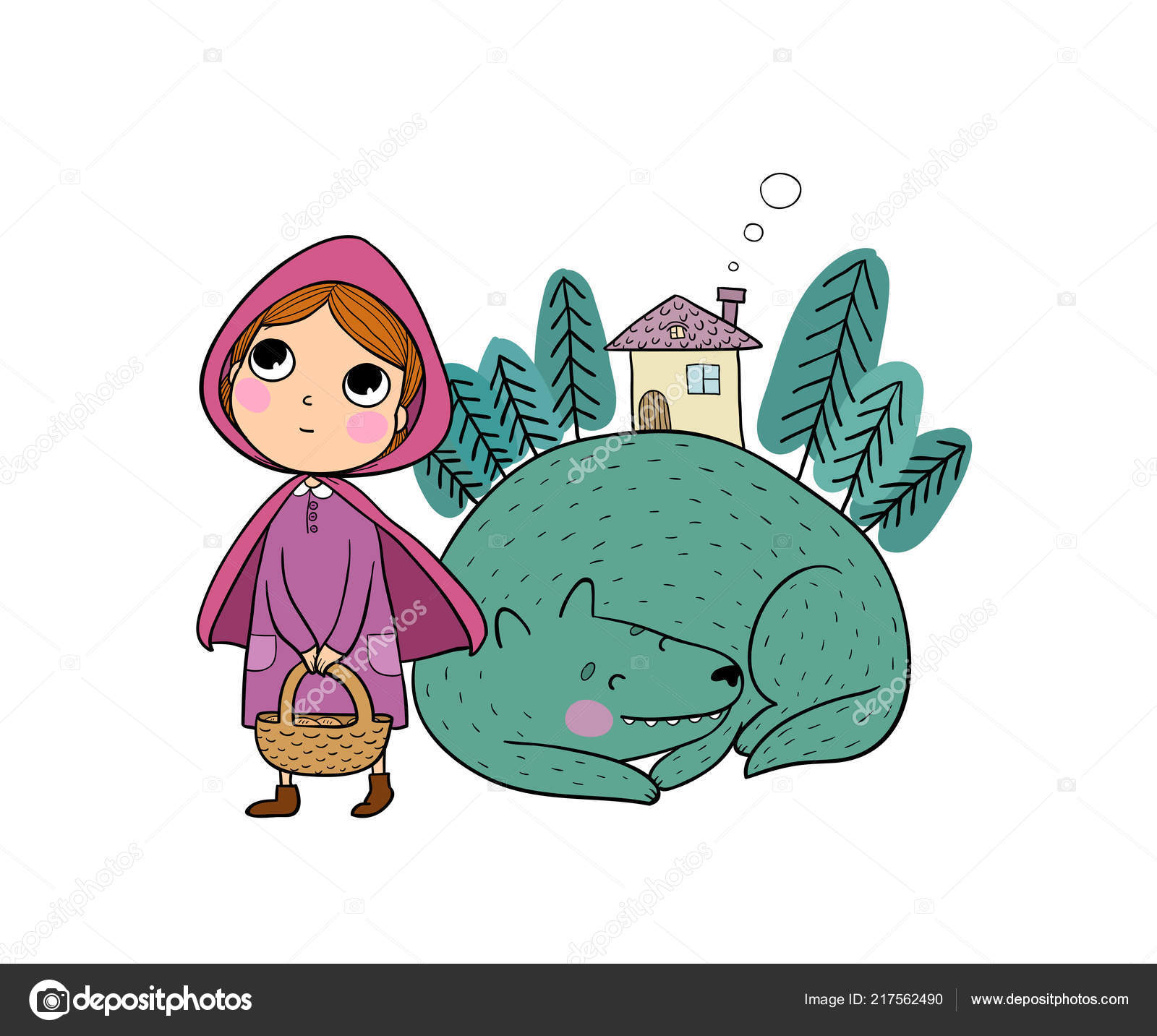 Drawings Of Little Red Riding Hood Little Red Riding Hood Fairy Tale Little Cute Girl And Wolf Stock Vector C Natasha Chetkova Drawings Of Little Red Riding Hood Little Red Riding Hood Fairy Tale Little Cute Girl And Wolf Stock Vector C Natasha Chetkova