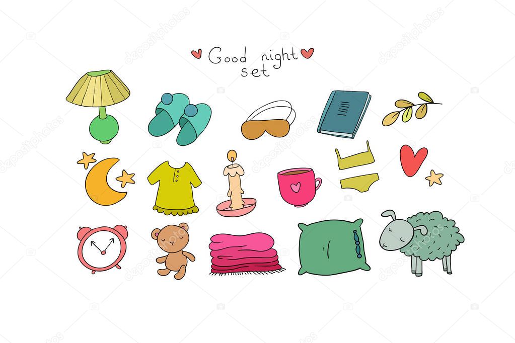 Set for sleep. Lovely things for the bedroom. Good night.