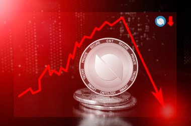 Ontoloji kripto para birimi değeri düşüyor; ontoloji fiyatı düşüyor