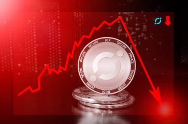 ICON kripto değer düşüşü; simge fiyatı düşüşü
