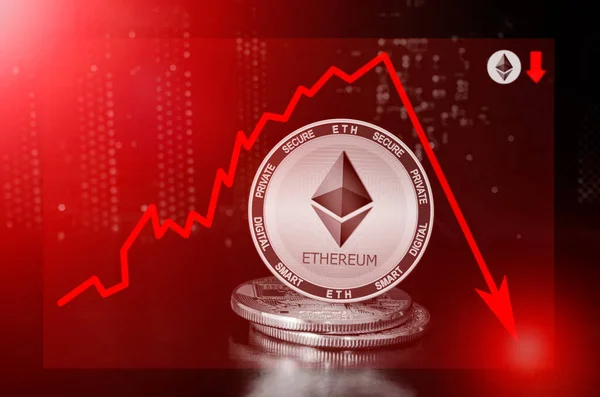 Ethereum kripto değer düşüşü; ethereum fiyatı düşüşü
