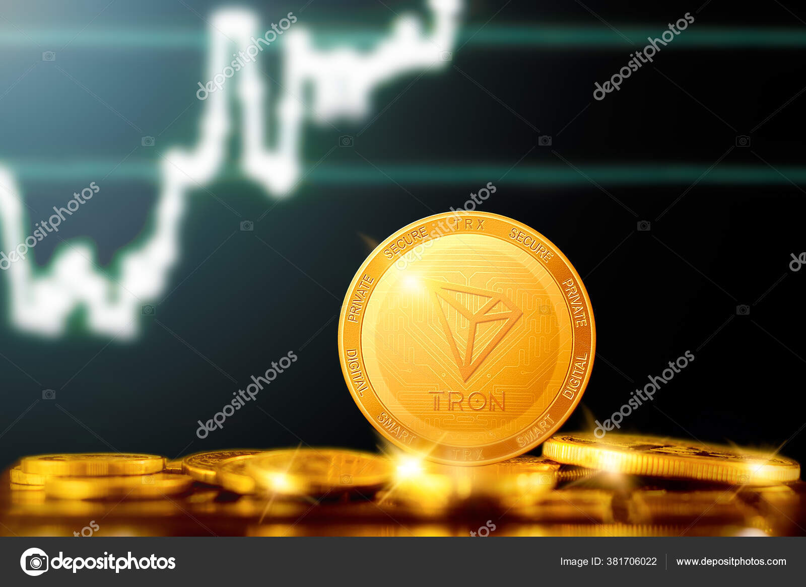 Trx 도표의 배경에 — 스톡 사진 © AlekseyIvanov #381706022