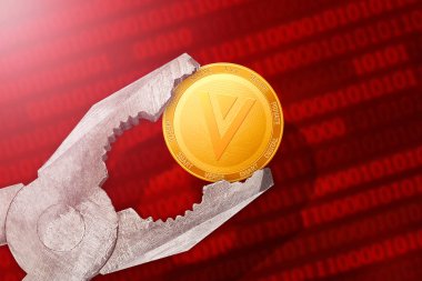 Kenarlık düzenleme, kontrol; kenar XVG altın madeni para baskı altında