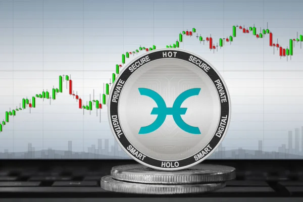 Sanal para birimi (HOT) şifreleme; Grafiğin arka planında Holo para