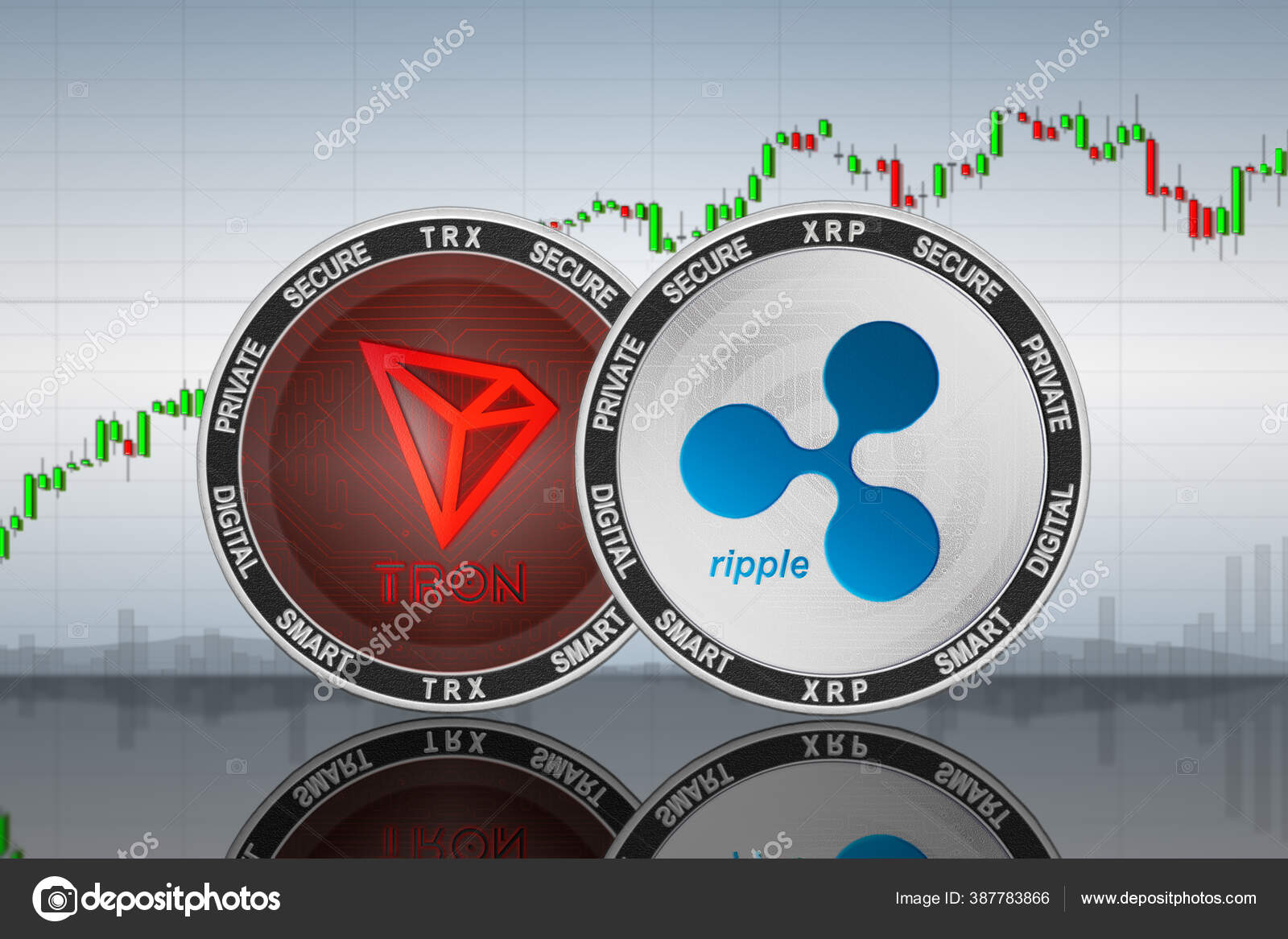도표의 배경에 Xrp Trx — 스톡 사진 © AlekseyIvanov #387783866
