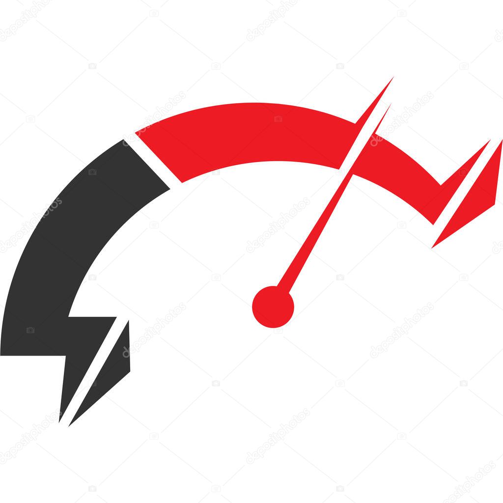 Dynamic Speed Meter illustration Design