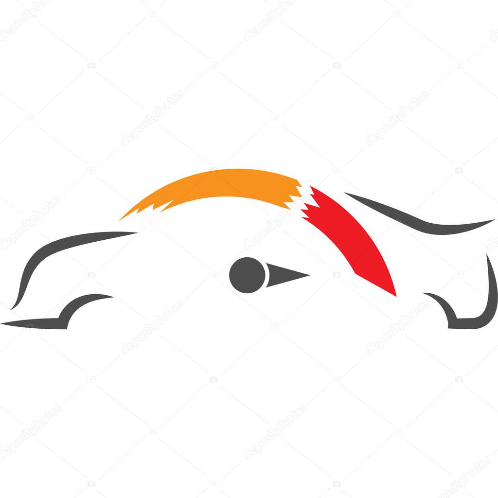 Dynamic Speed Meter illustration Design