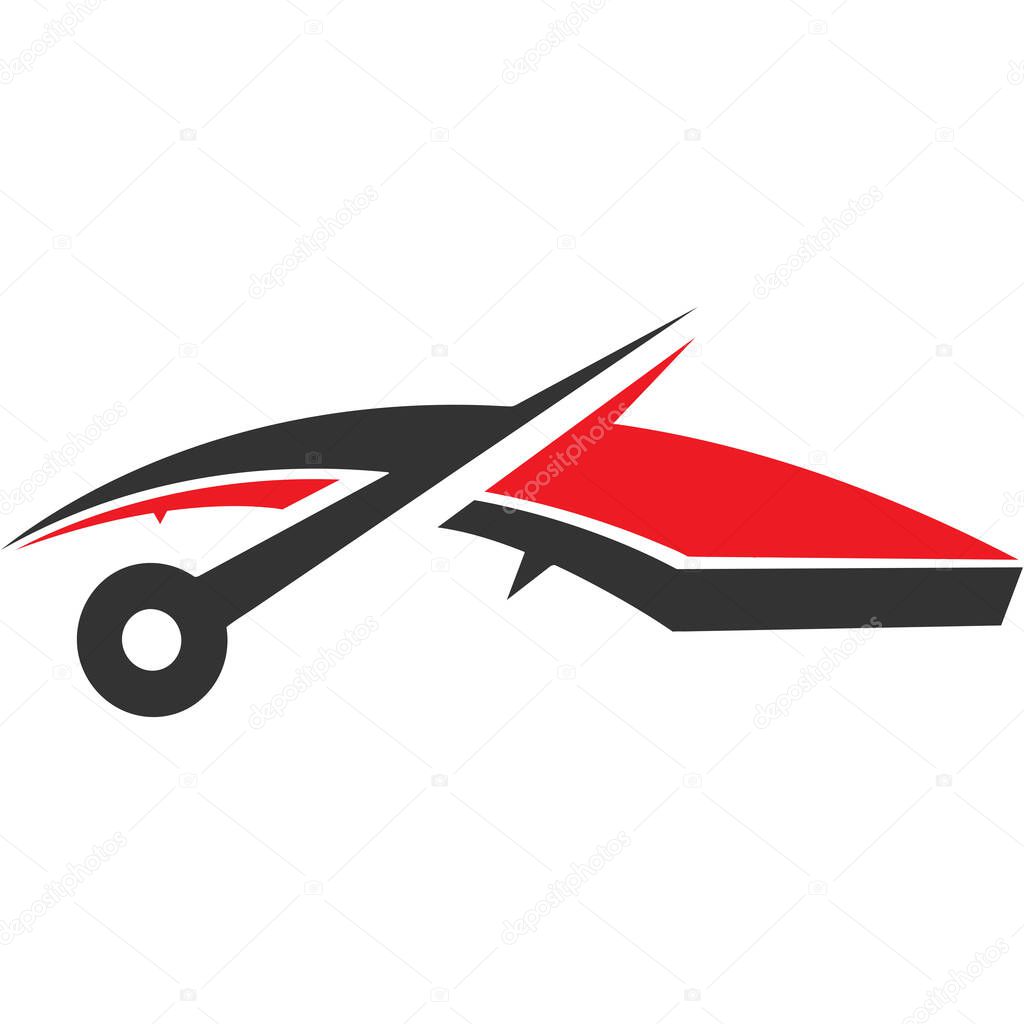 Dynamic Speed Meter illustration Design