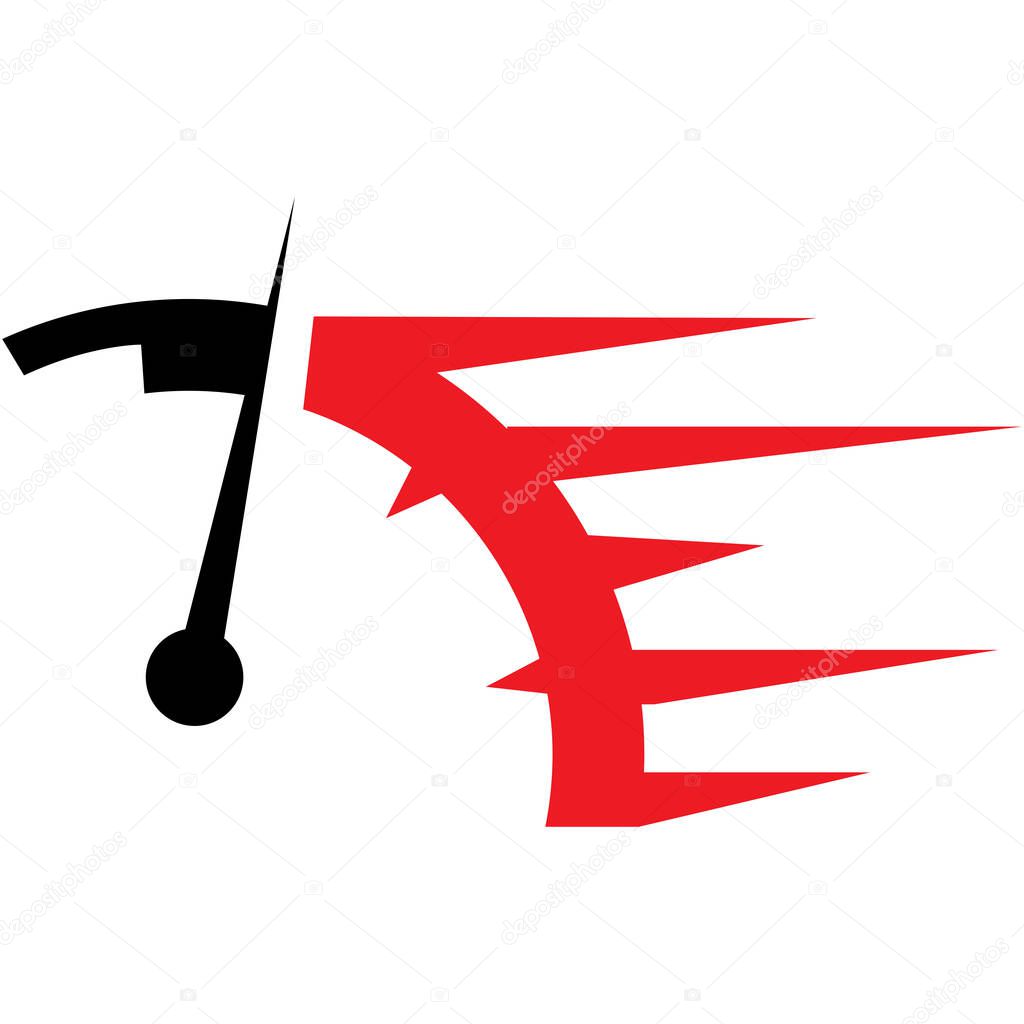Dynamic Speed Meter illustration Design