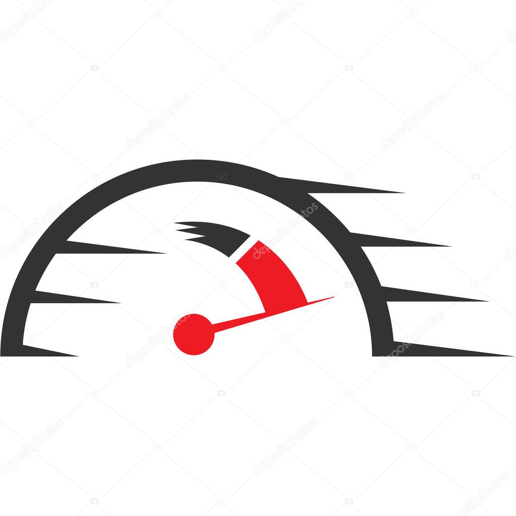 Dynamic Speed Meter illustration Design
